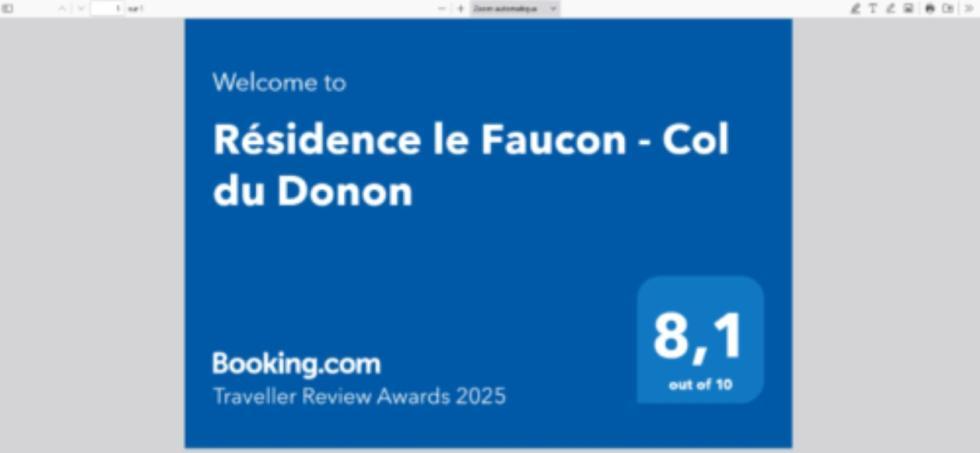Residence Le Faucon - Col Du Donon Grandfontaine  Екстериор снимка